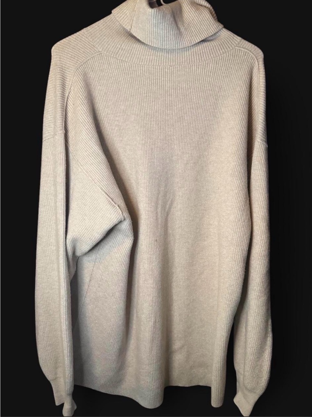 Free People Men's Turtleneck Sweater - Cream